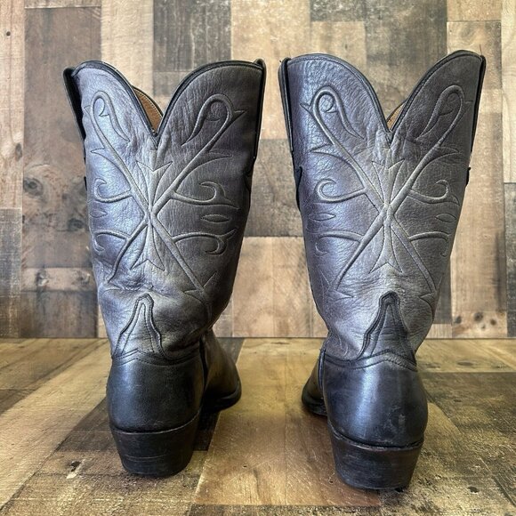 Lucchese Classics L692524 Soft Leather Cowboy Boots Mens 10 D - Picture 7 of 12